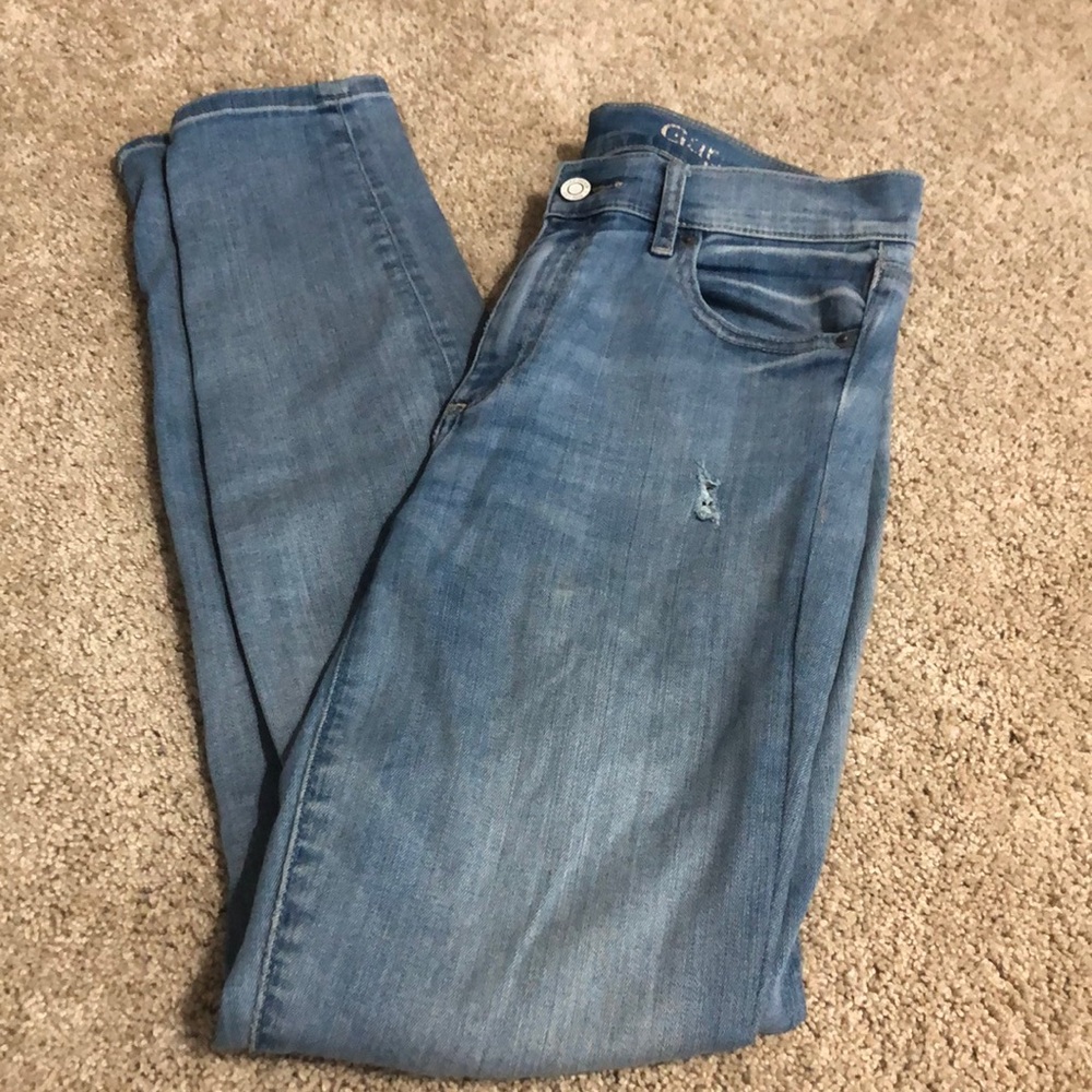 Gap resolution true skinny jeans💙